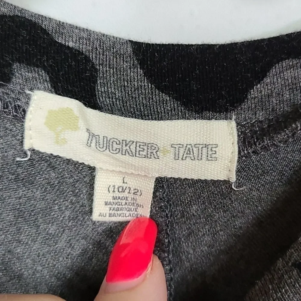 Tucker + Tate Girls Leopard Dress Large 10 12 Soft Swing Skater Tween Tank Dress